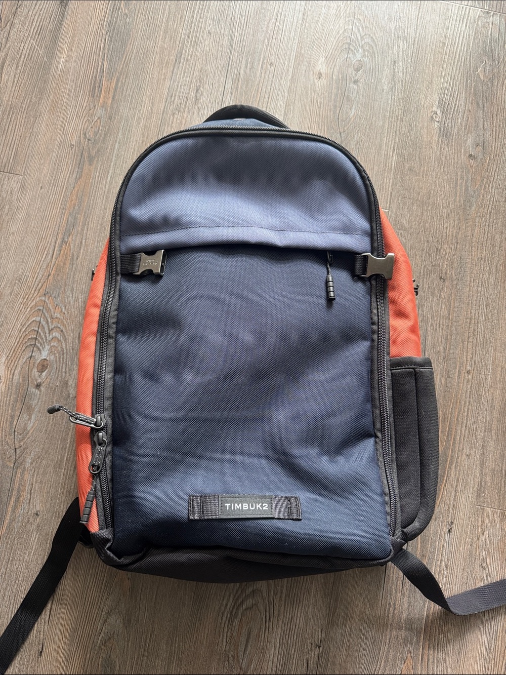 Timbuk2 Navy and Orange Laptop Backpack